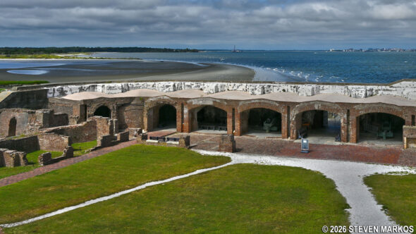 Fort Sumter in Charleston Harbor
