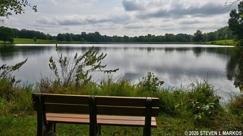 View of the Star Fort Pond from its northwestern shoreline, Ninety Six National Historic Site