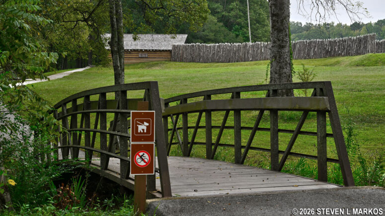 The Historical Trail leads from the Ninety Six National Historic Site Visitor Center to Stockade Fort